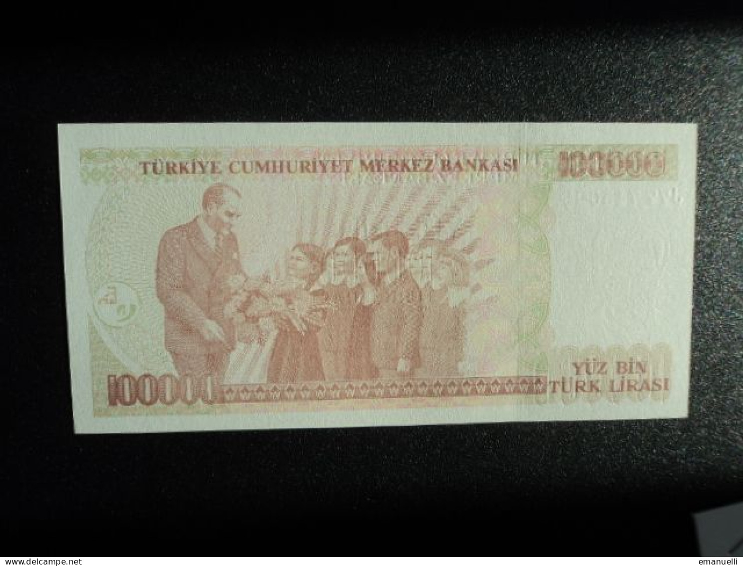 RÉPUBLIQUE DE TURQUIE * : 100 000 LIRA   L.1970 (1997)     P 206      NEUF - Turquie