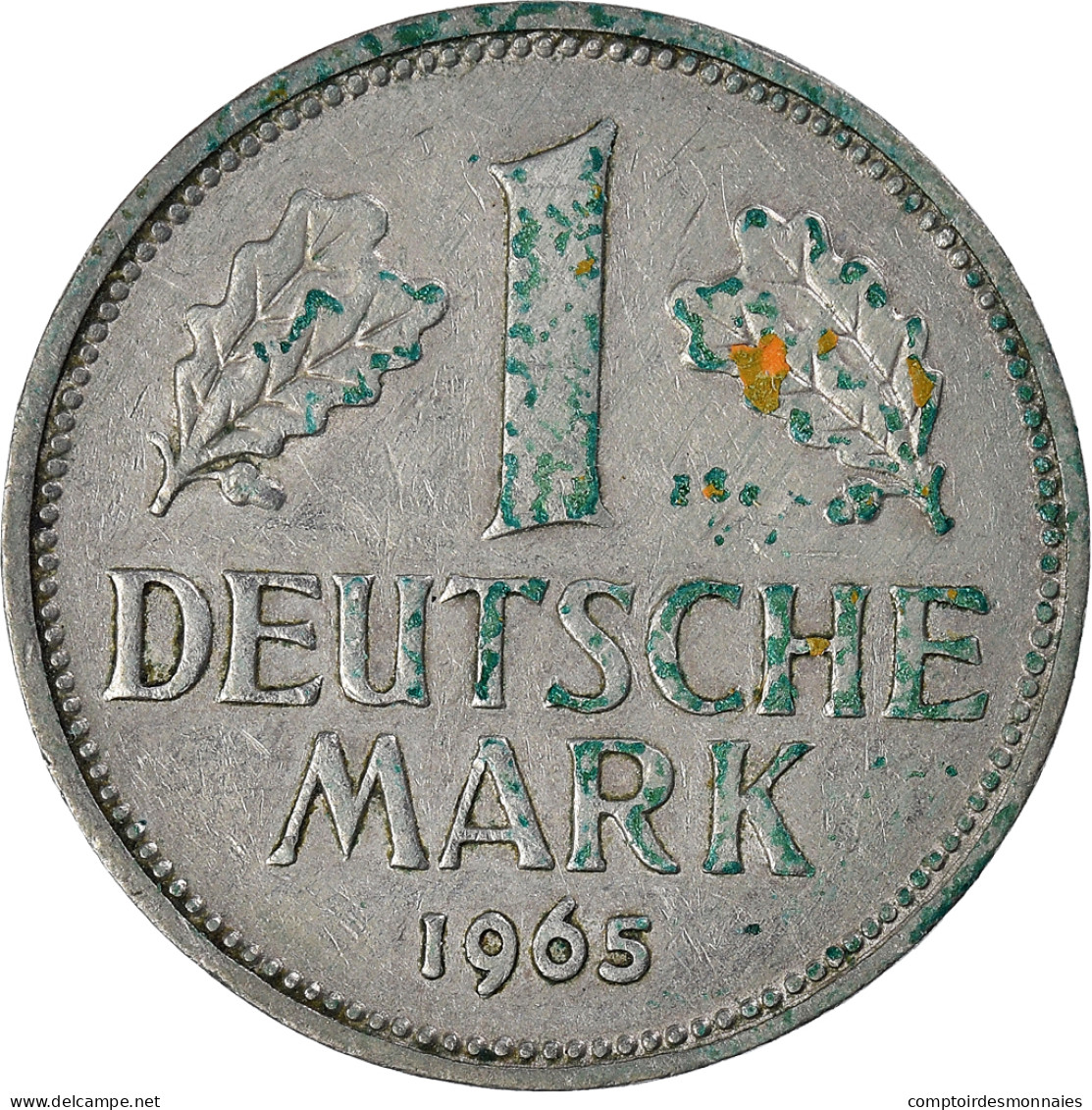 Monnaie, République Fédérale Allemande, Mark, 1965 - 1 Mark