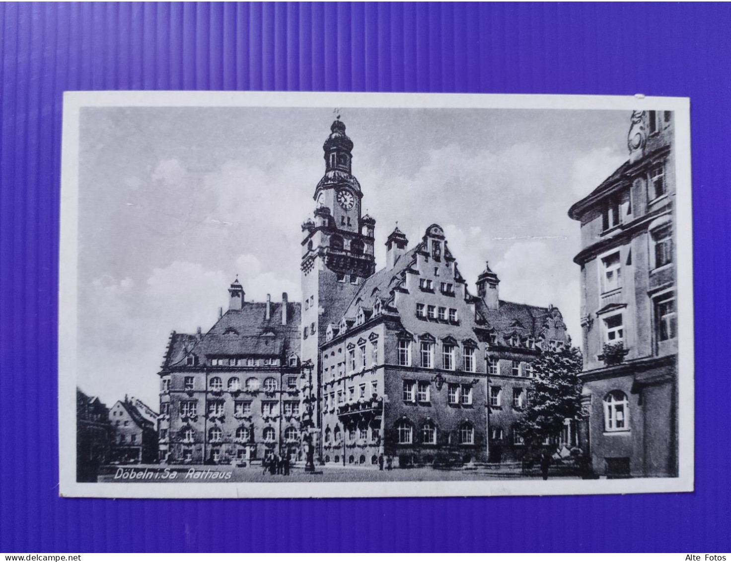 Alte AK Ansichtskarte Postkarte Döbeln Sachsen Rathaus Deutsches Reich Deutschland Alt Old Postcard Card Karte Rar Top - Doebeln