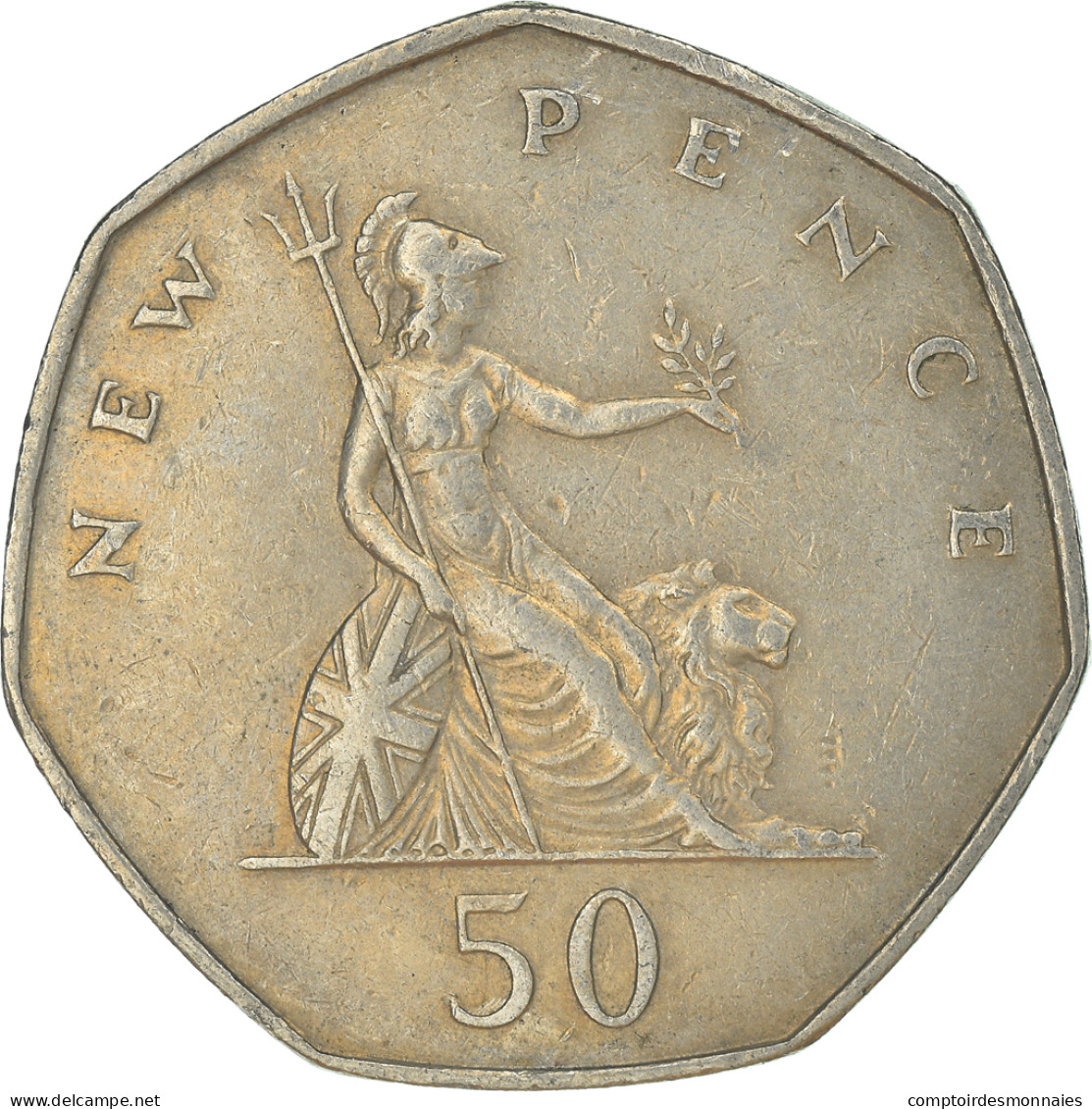 Monnaie, Grande-Bretagne, 50 New Pence, 1969 - Autres & Non Classés