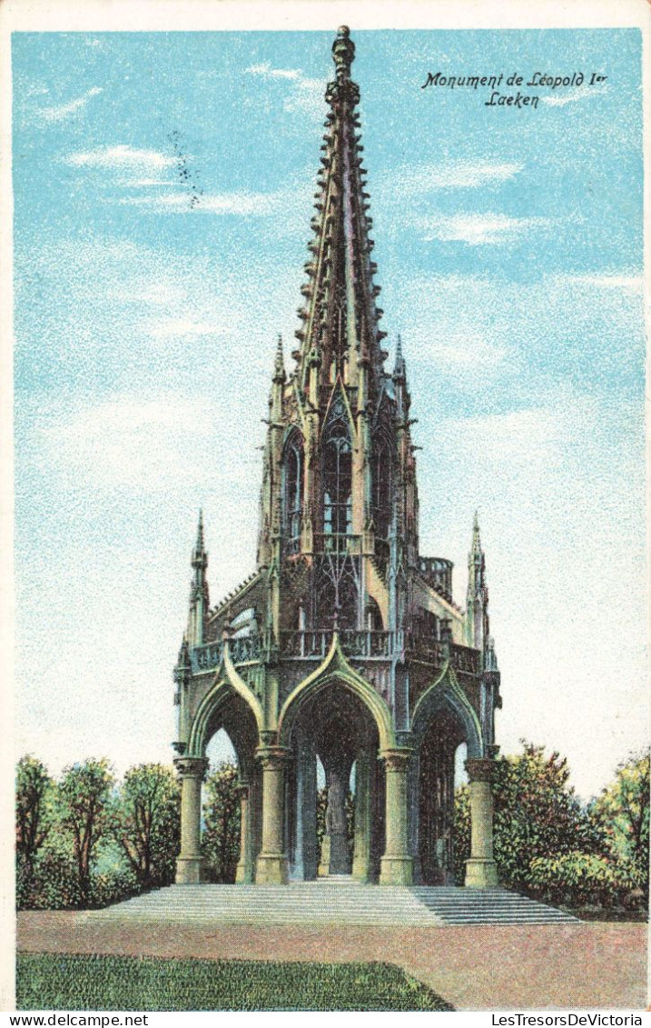 BELGIQUE - Bruxelles - Laeken - Monument De Léopold 1er - Colorisé - Carte Postale Ancienne - Laeken