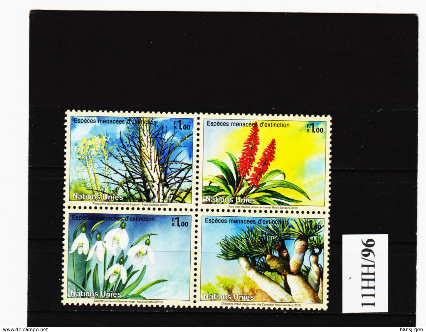 11HH/96 UNO GENF 2010 MICHL 681/84 ZD VIERERBLOCK Postfrisch ** SIEHE ABBILDUNG - Unused Stamps