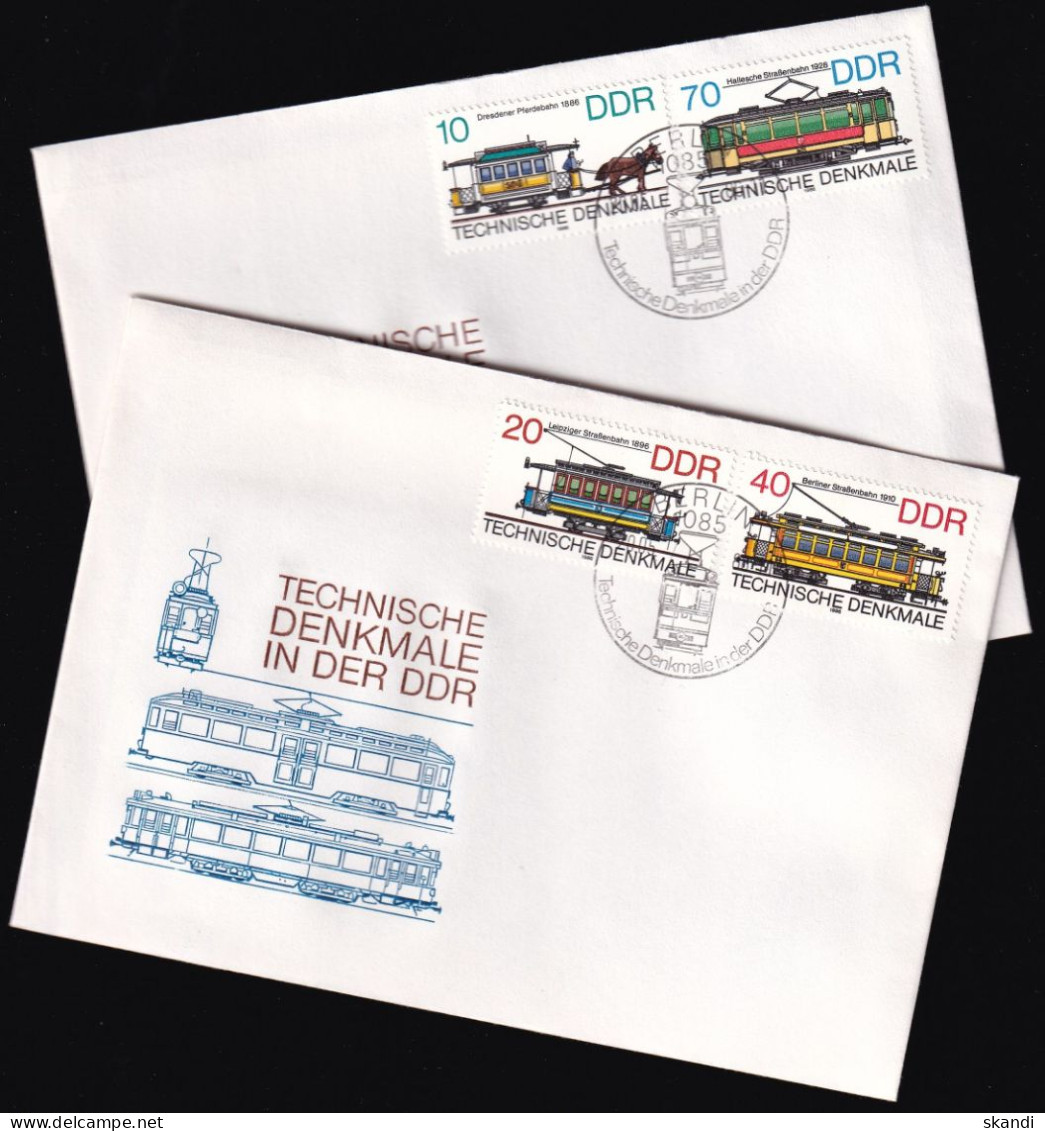 DDR 1986 Mi-Nr. 3015/18 FDC - 1981-1990