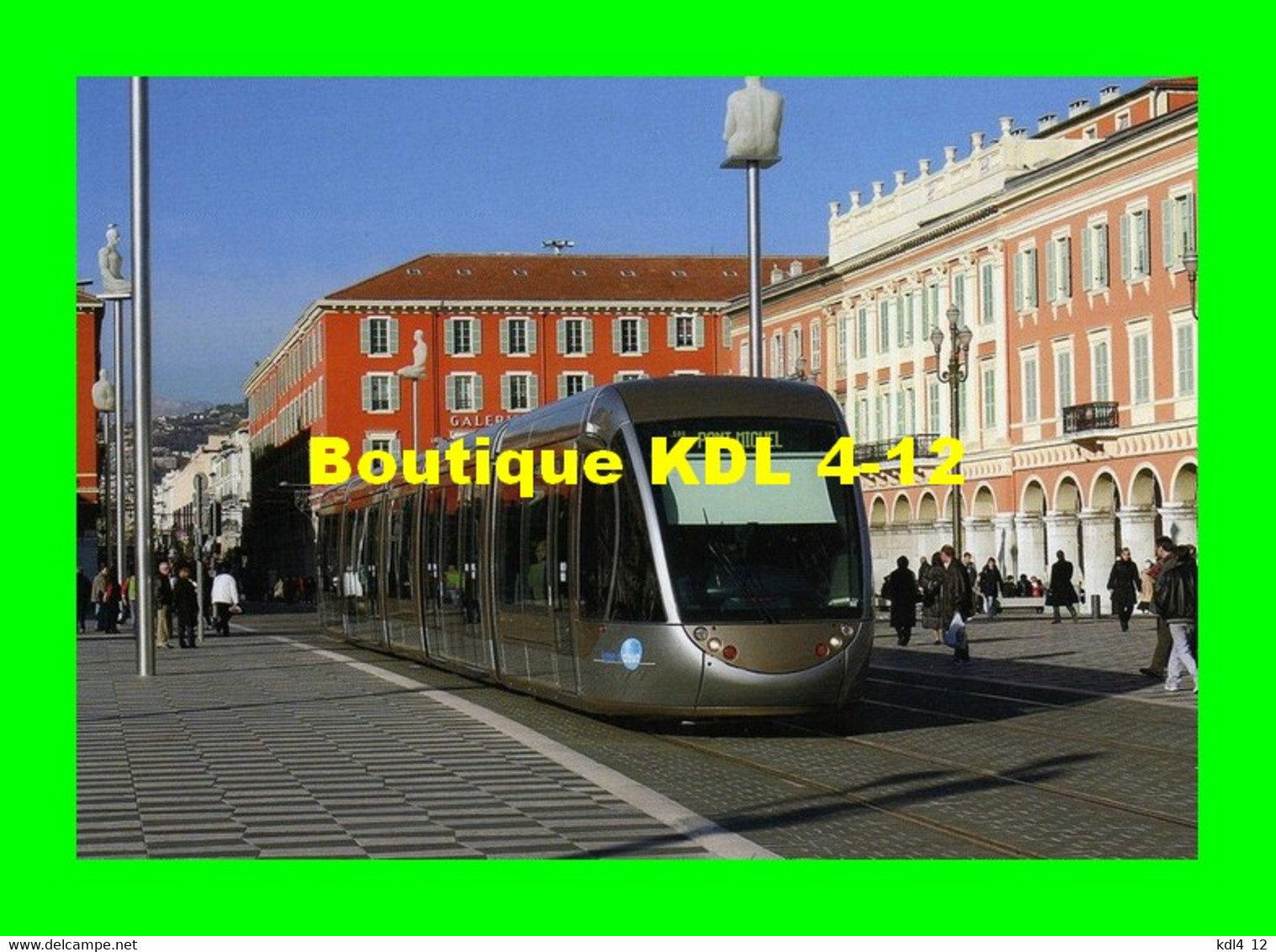 ART 160 - Tramway - Rame Alstom Citadis Place Massena - NICE - Alpes Maritimes - Transport Urbain - Auto, Autobus Et Tramway