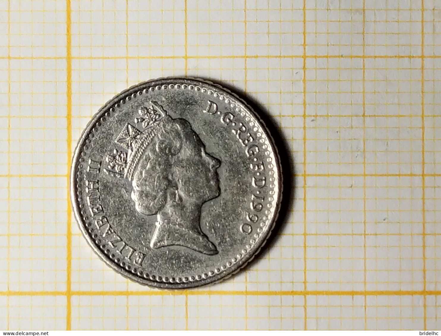 Royaume-Uni Elisabeth II 5 Pence 1990 - 5 Pence & 5 New Pence