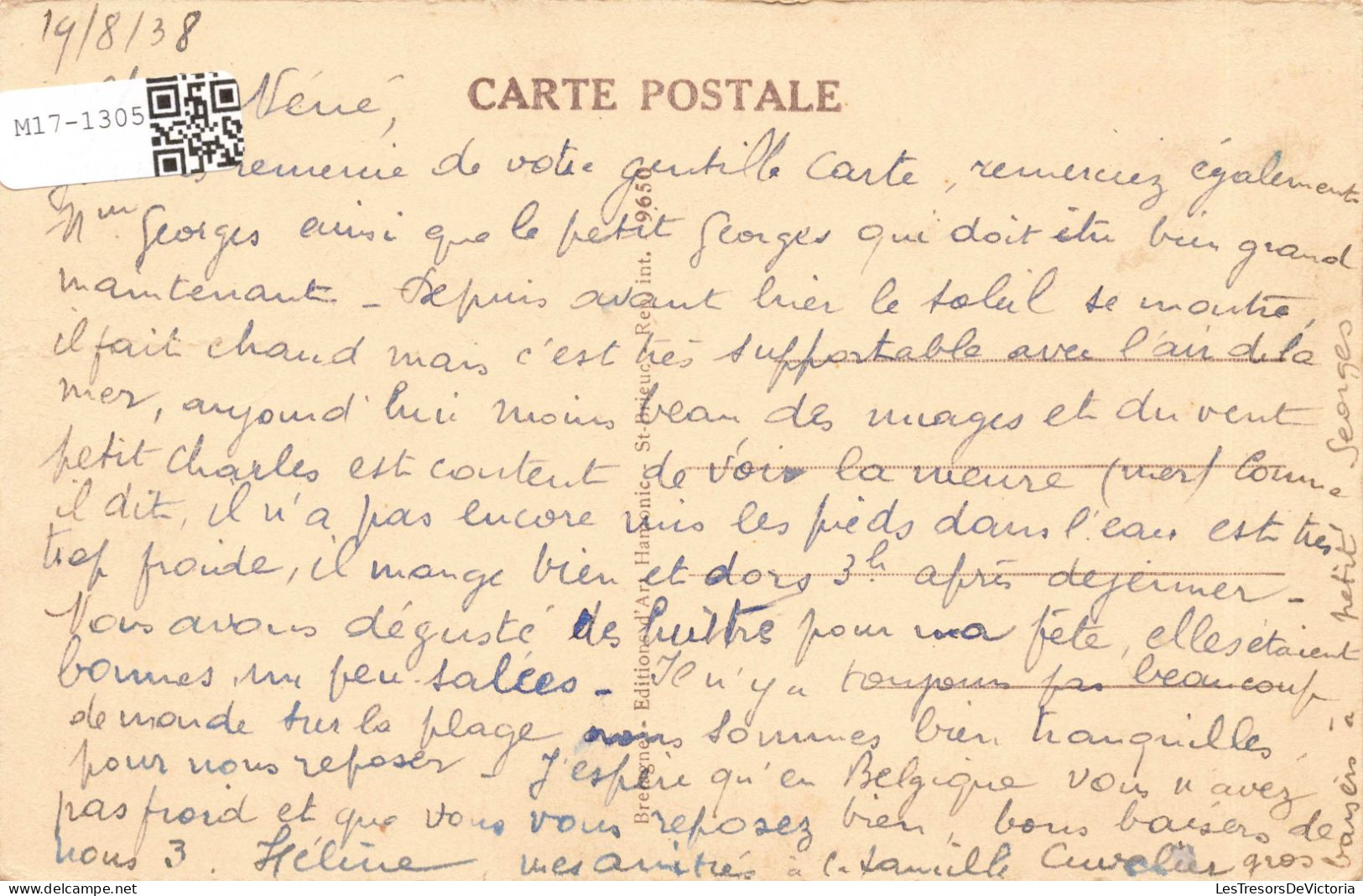 FRANCE - Erquy - Plage De Carroual - Carte Postale Ancienne - Erquy