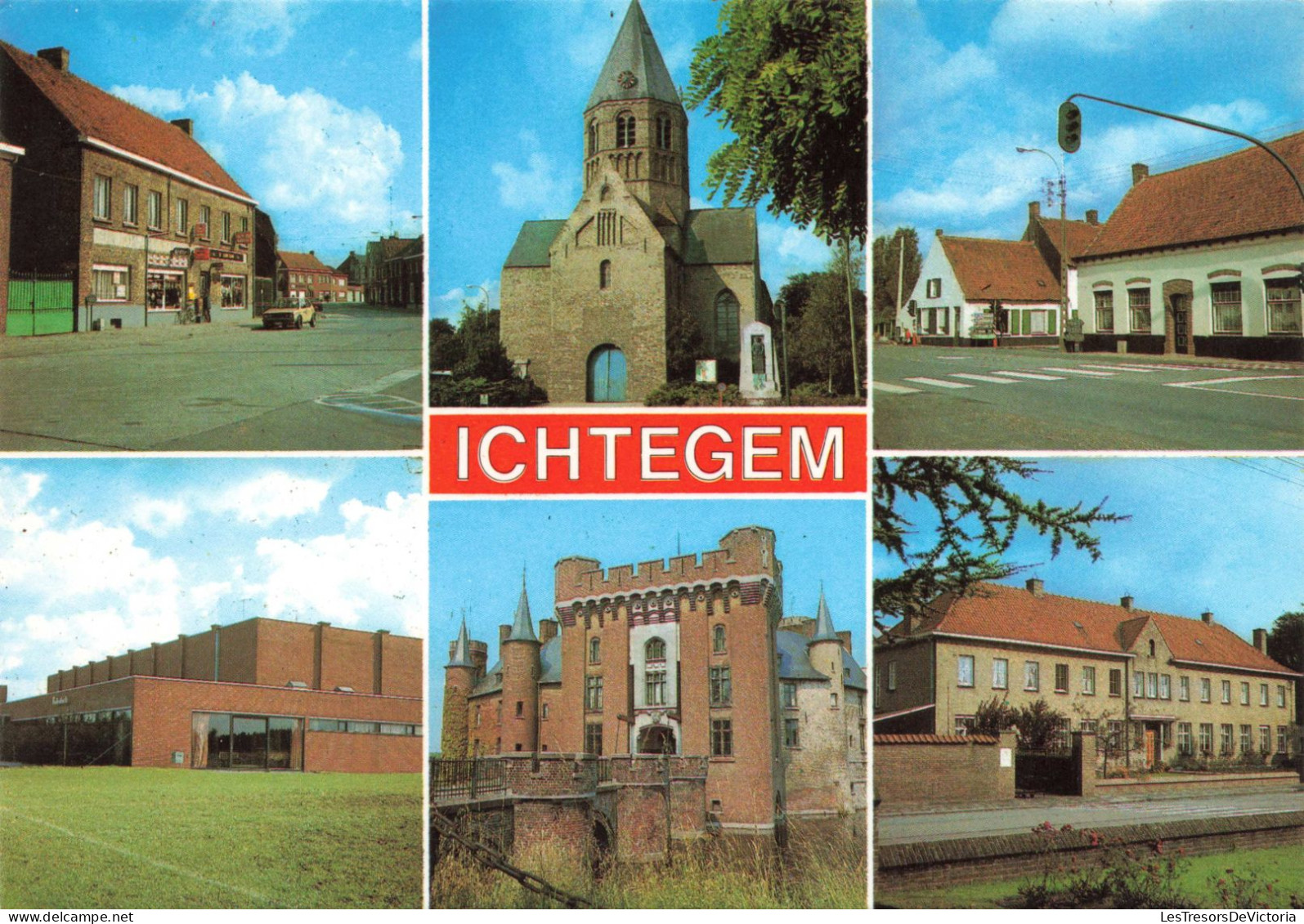 BELGIQUE - Groeten Uit Ichtegem - Colorisé - Carte Postale Ancienne - Ichtegem