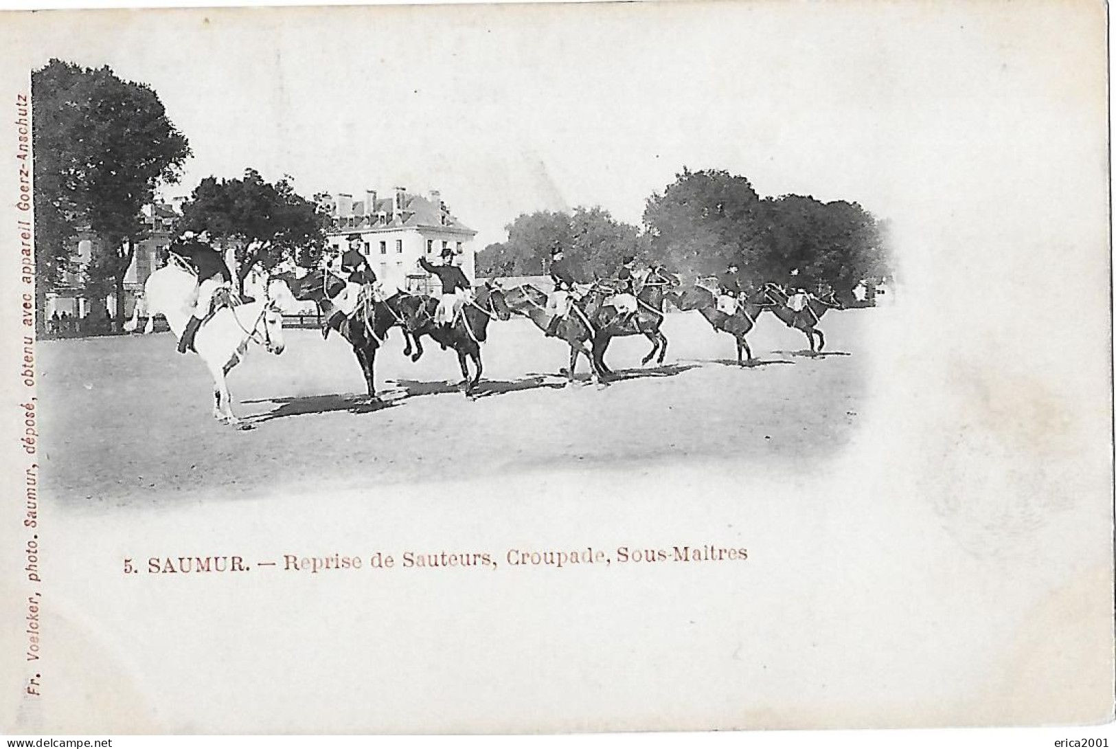 Saumur, Reprise De Sauteurs , Croupade ,sous Maitres. - Montrevault