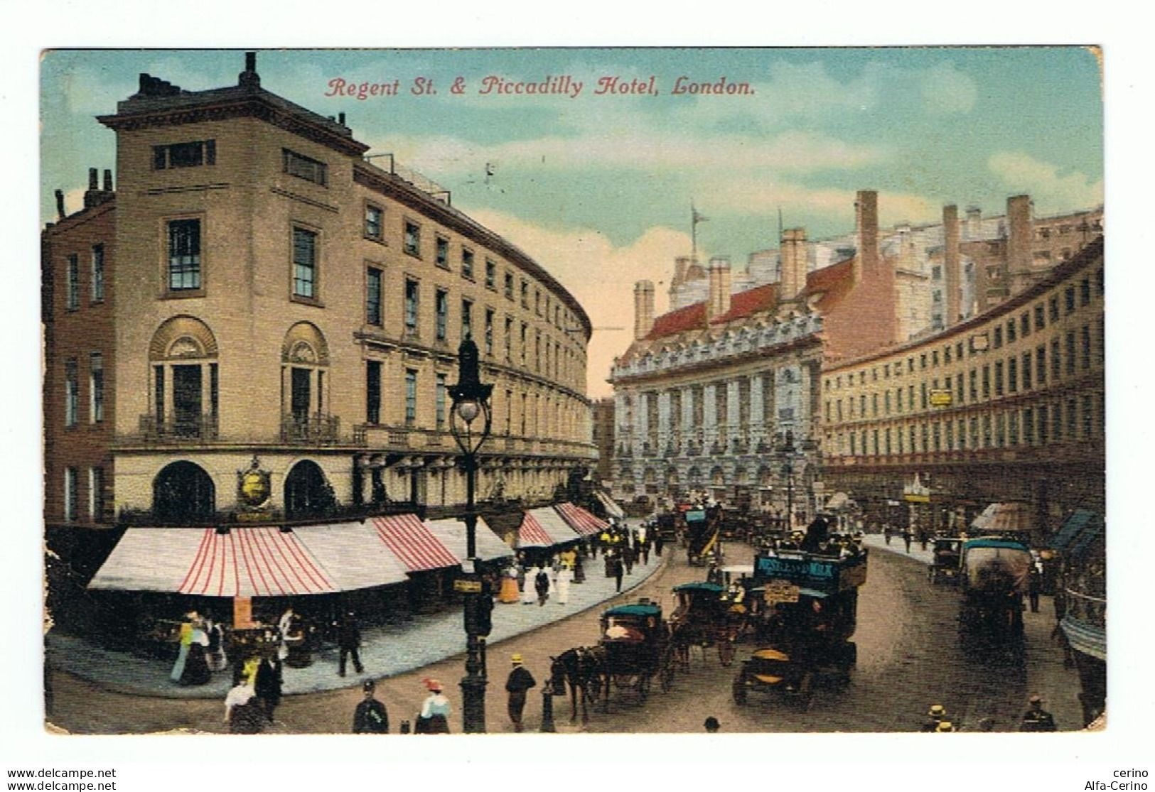 LONDON:  REGENT  ST. &  PICCADILLY  HOTEL  -  TO  FRANCE  -  FP - Alberghi & Ristoranti