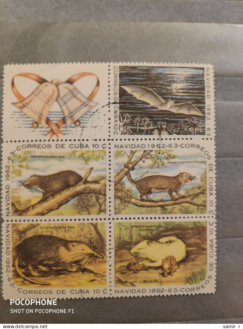 1963	Cuba	Animals (F53) - Gebruikt