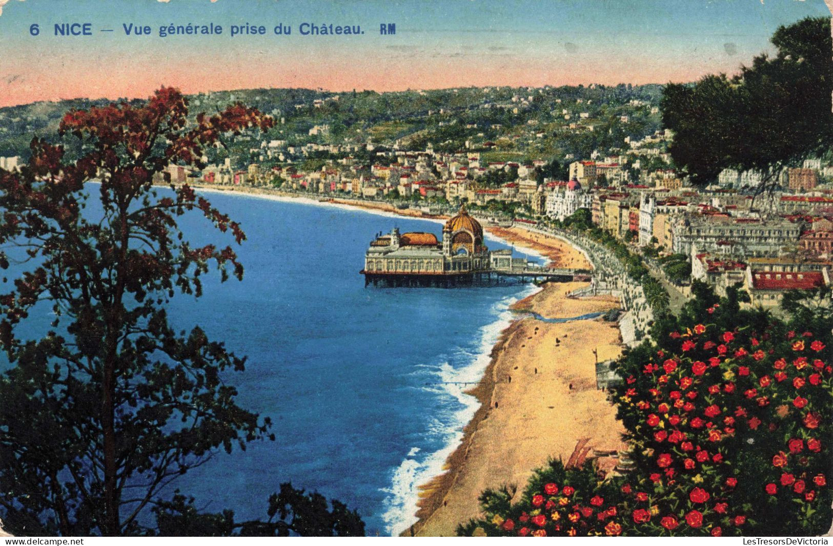 FRANCE - Nice - Vue Générale Prise Du Château - Colorisé - Carte Postale Ancienne - Mehransichten, Panoramakarten