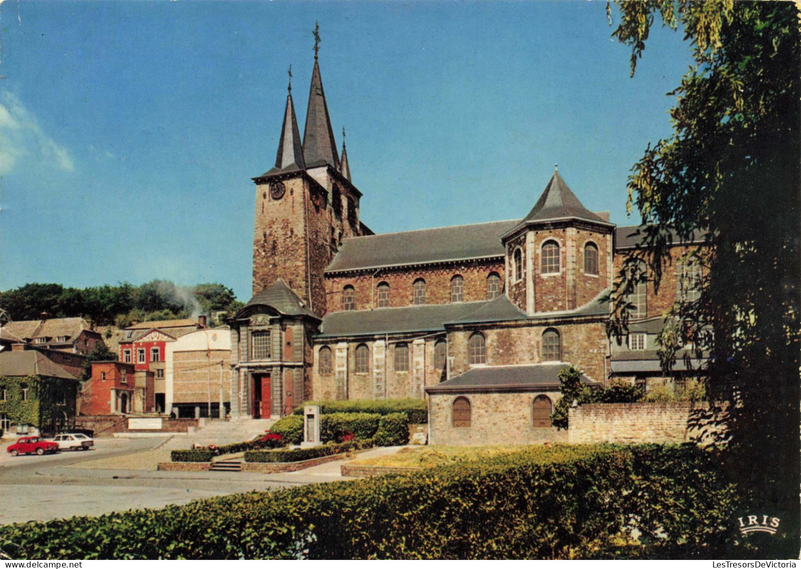 BELGIQUE - Amay - La Collégiale  - Colorisé - Carte Postale Ancienne - Amay