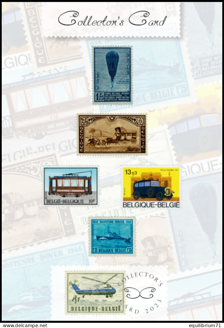 Collector's Card - Moyens De Transport Iconiques à Travers Les Années / Iconische Vervoermiddelen Door De Jaren Heen - Tranvie