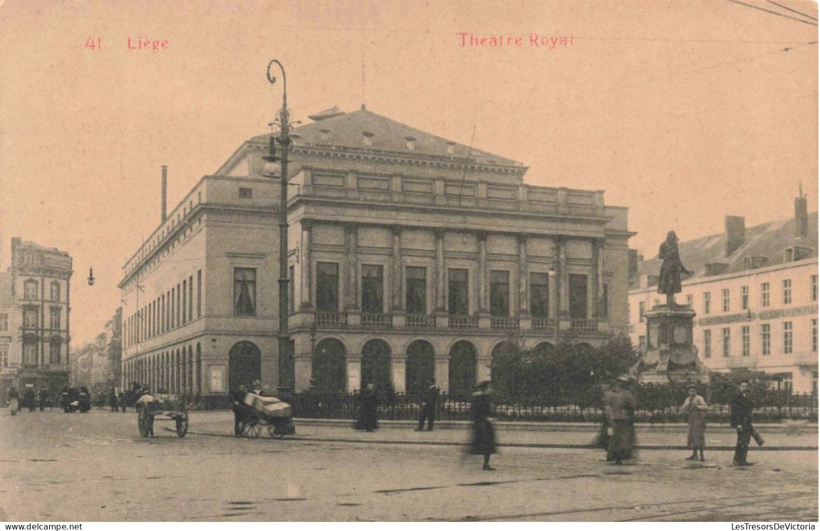 BELGIQUE - Liège - Théâtre Royal - Carte Postale Ancienne - Lüttich