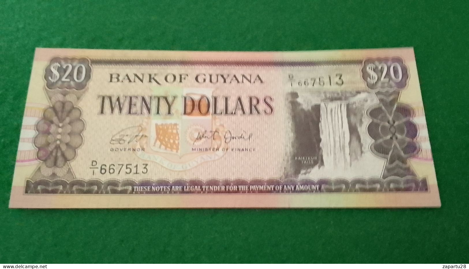 GUYANA--              20      DOLLARS - Guyana