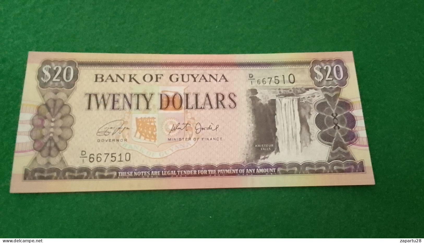 GUYANA--              20      DOLLARS - Guyana