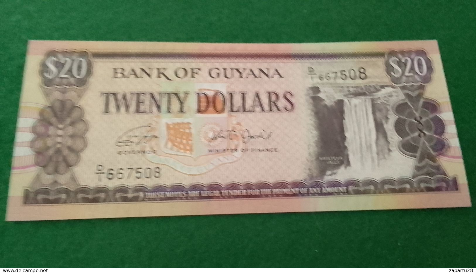 GUYANA--              20      DOLLARS - Guyana