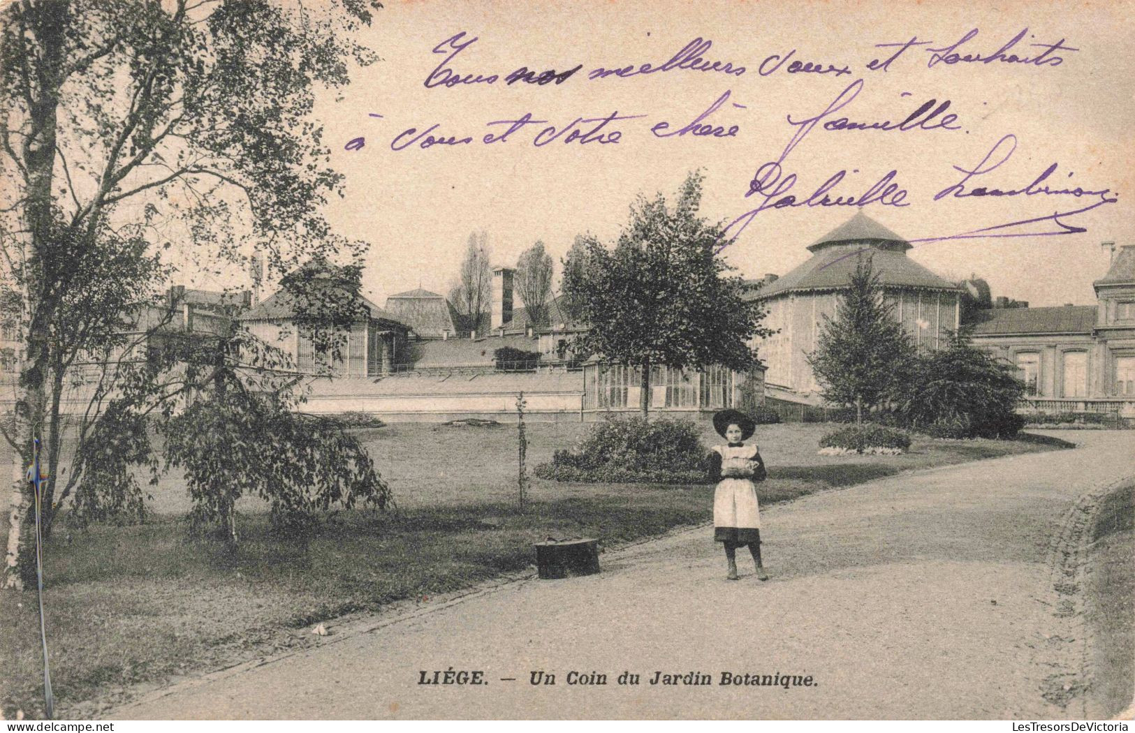 BELGIQUE - Liège - Un Coin Du Jardin Botanique - Carte Postale Ancienne - Liege