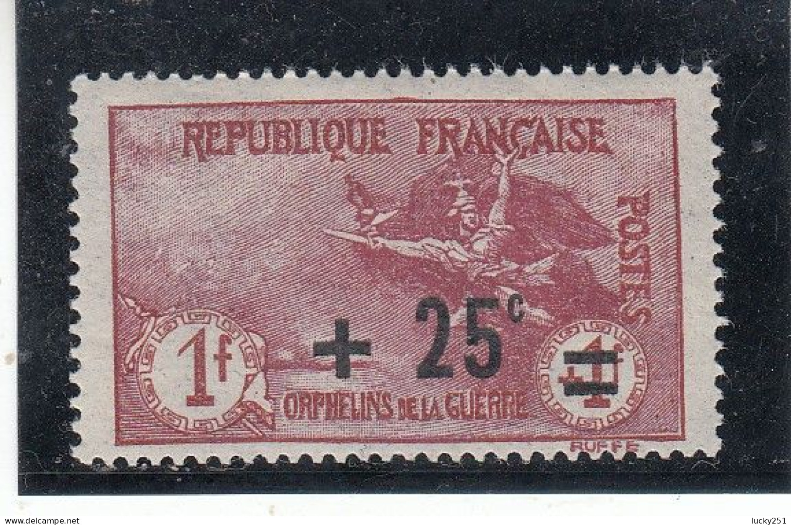 France - Année 1922 - Neuf** - N°YT 168** -  Au Profil Des Orphelins De La Guerre - Surchargés - Neufs