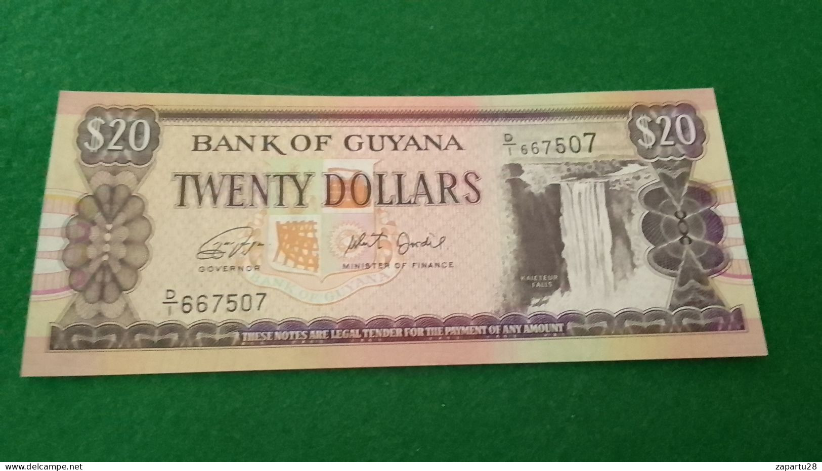 GUYANA--              20      DOLLARS - Guyana