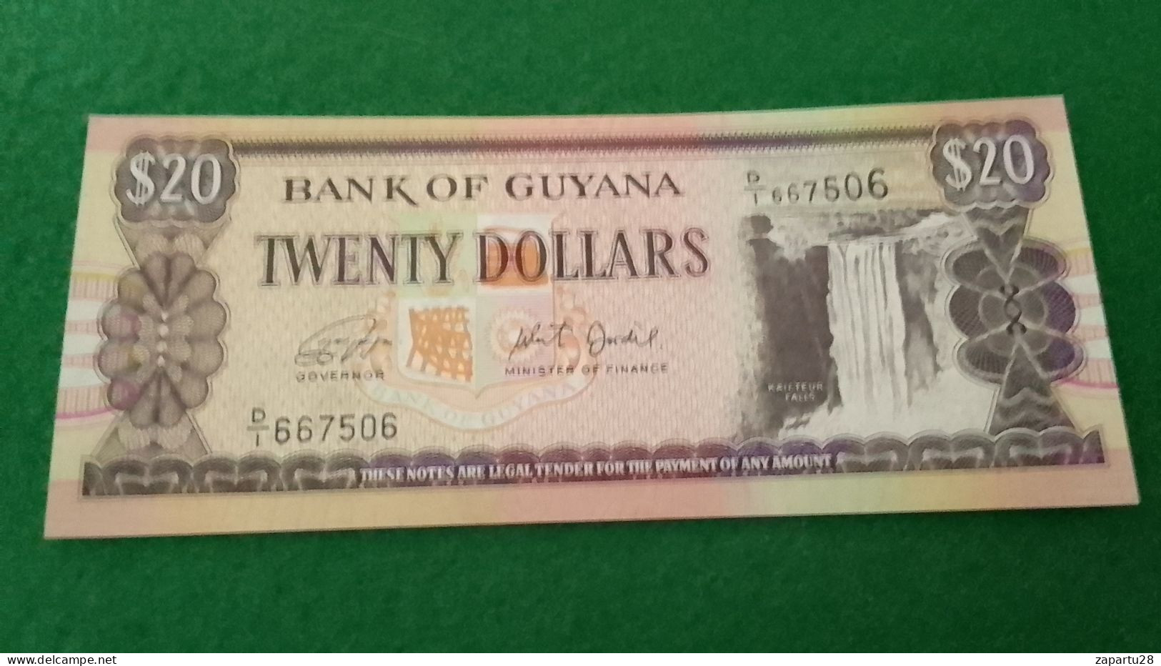 GUYANA--              20      DOLLARS - Guyana