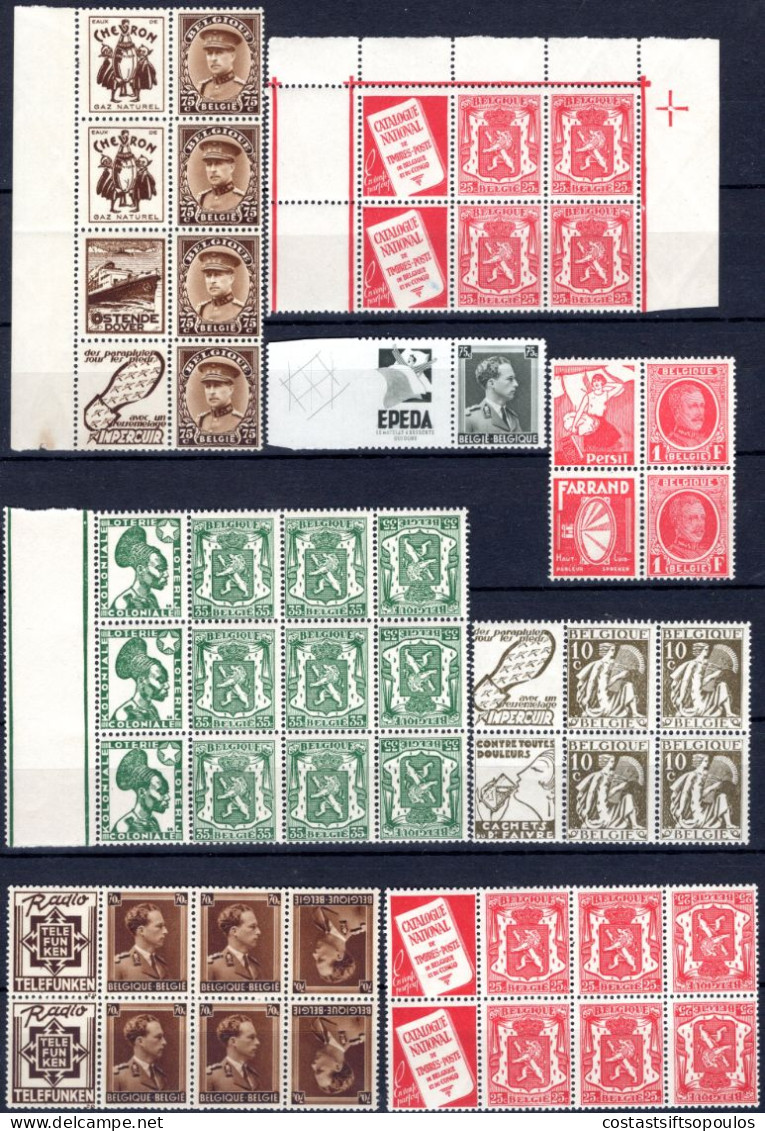 2032.BELGIUM.ADV. MNH LOT - Mint