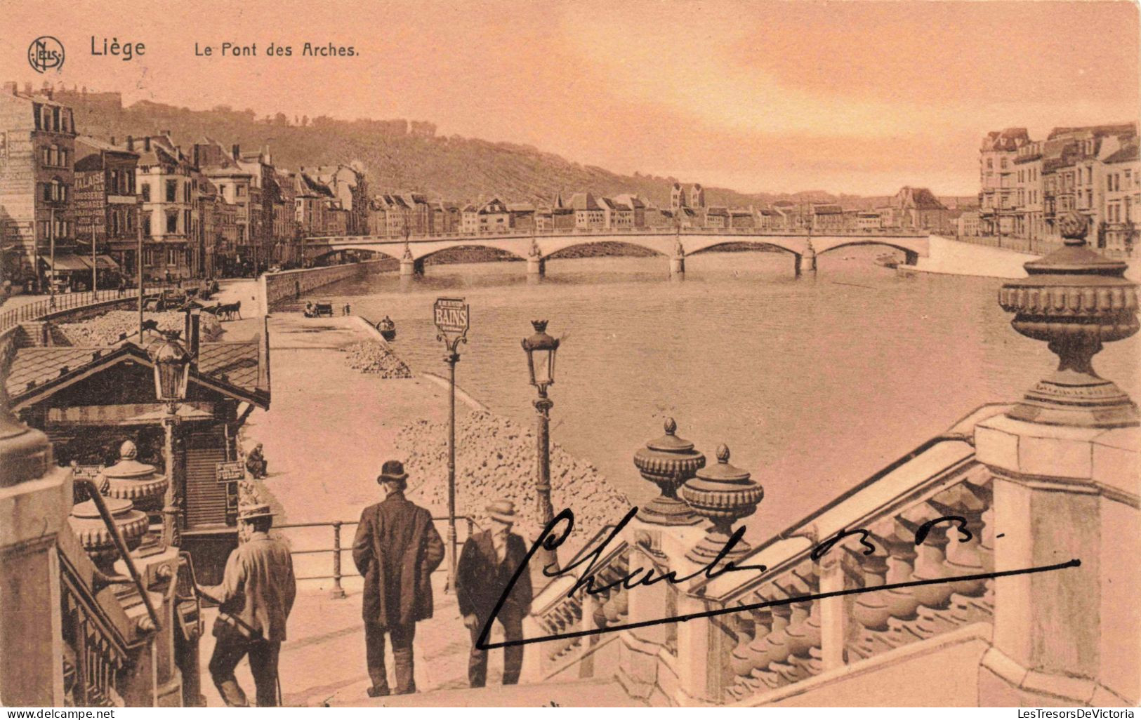 BELGIQUE - Liège - Le Pont Des Arches - Carte Postale Ancienne - Liege