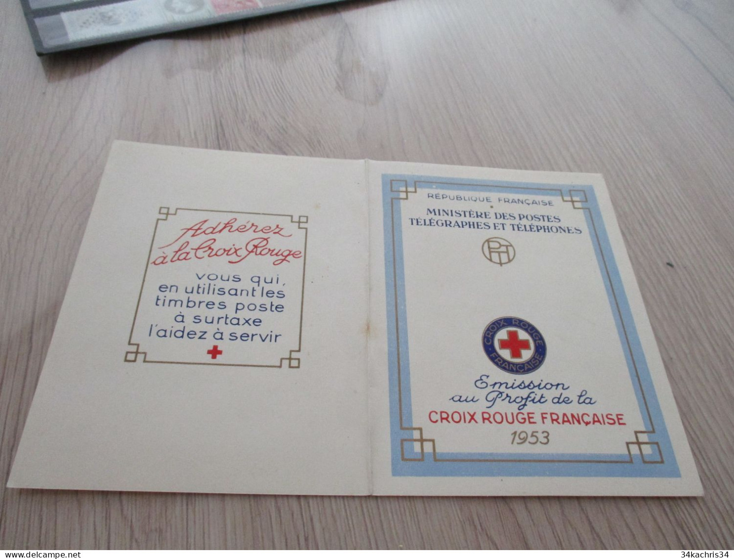 G1 France Carnet Croix Rouge TB état Sans Charnière 1953 - Rode Kruis