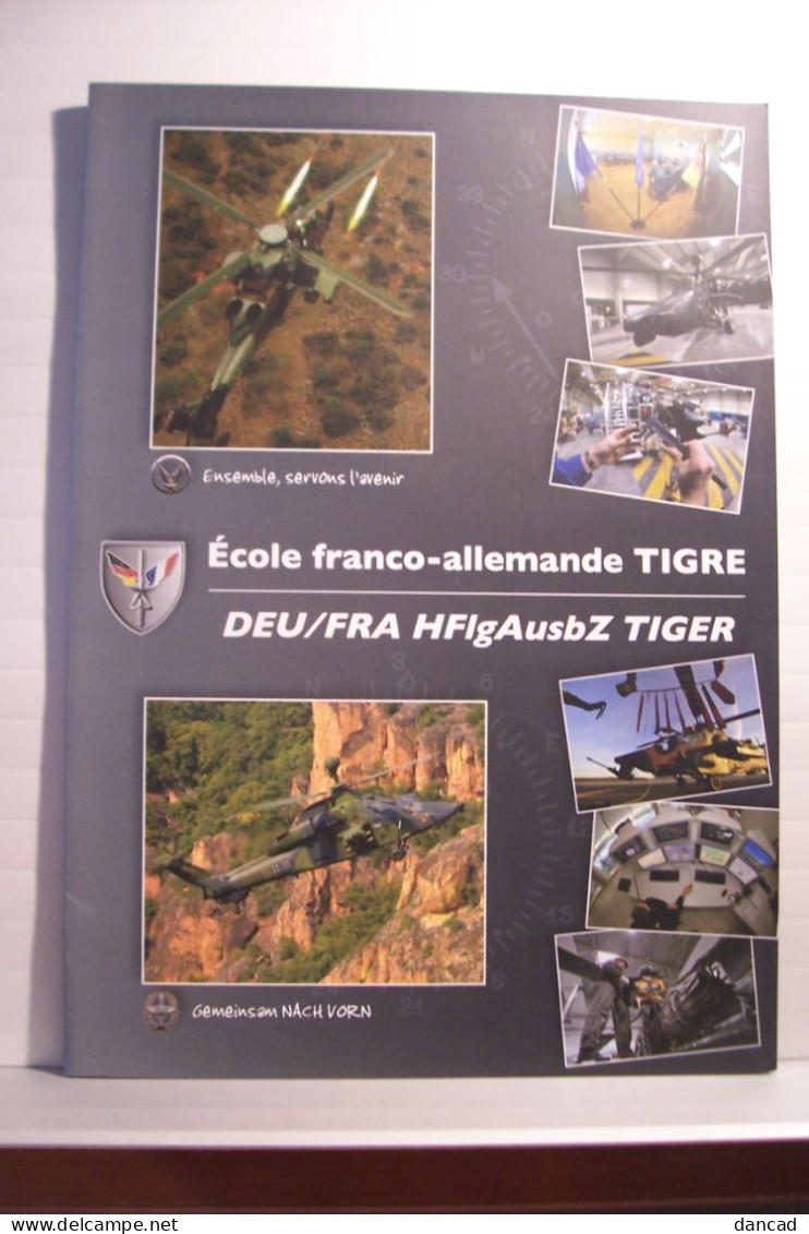 EA  ALAT   - ALAT - HELICOPTERE - Ecole Franco-allemande TIGRE - Porte-revue Avec  4 X Photos  - MILITARIA - Luchtvaart