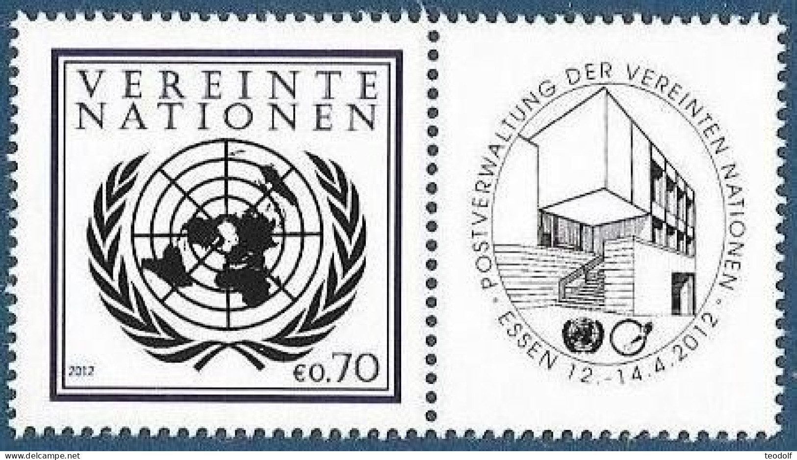 N° Yvert 756** MNH Année 2012 - Ongebruikt