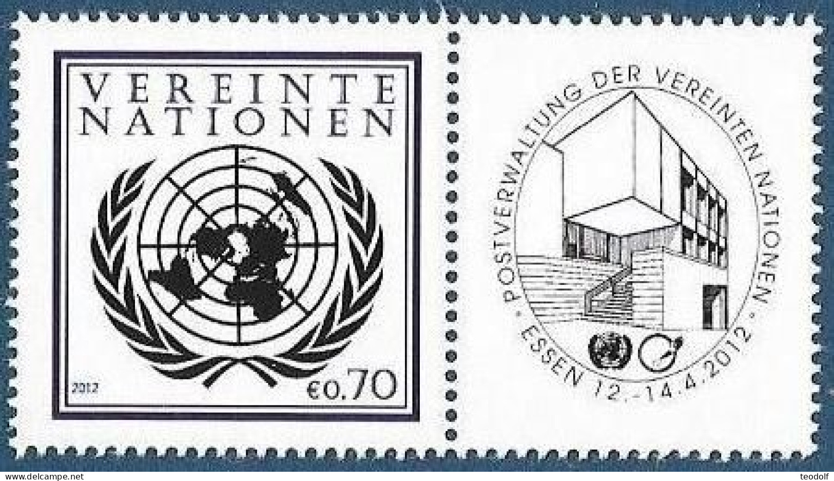 N° Yvert 756** MNH Année 2012 - Unused Stamps