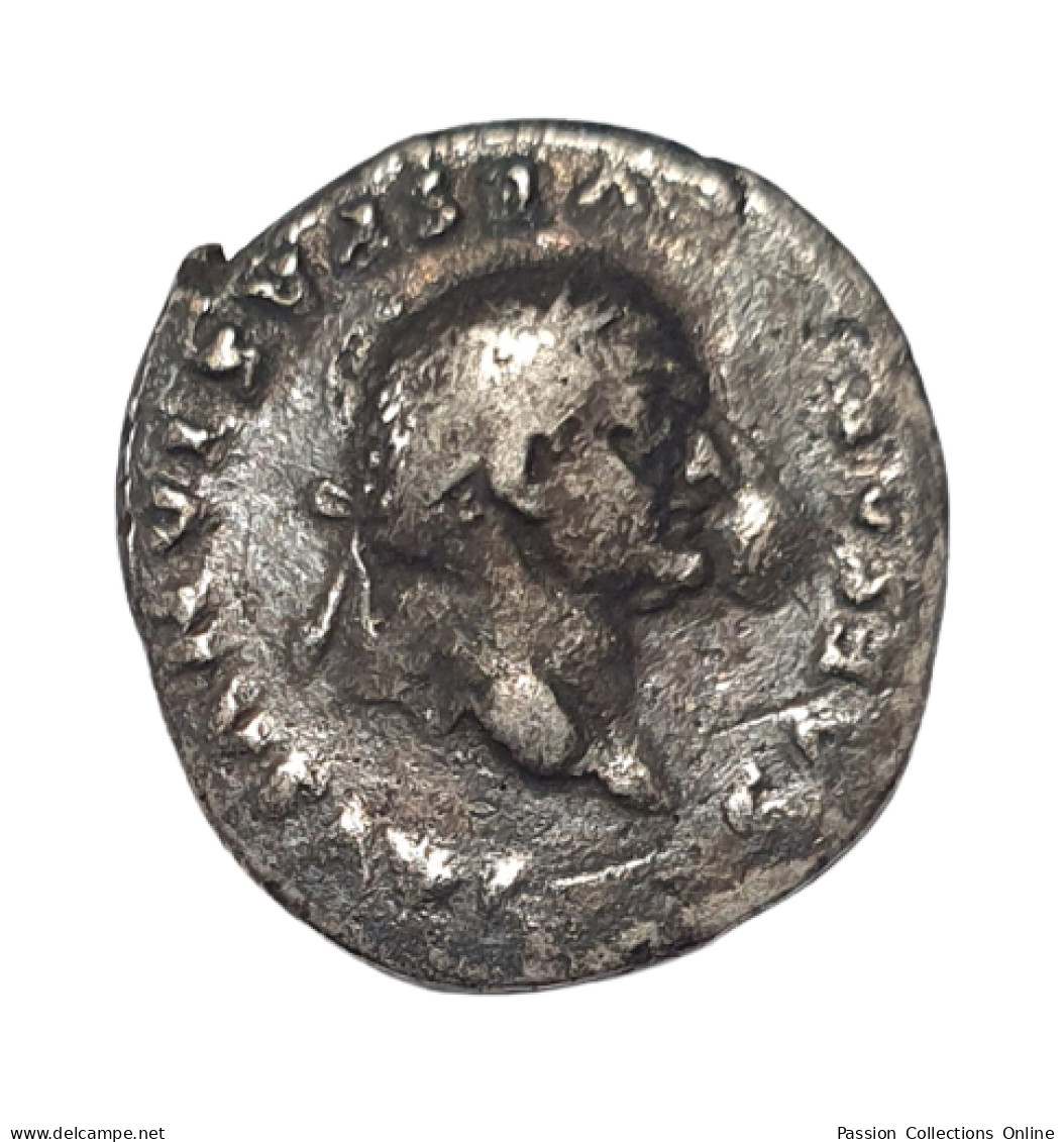 MONNAIE DENIER VESPASIEN A LA TRUIE ARGENT RIC 982 TTB/TB+ - La Dinastia Flavia (69 / 96)