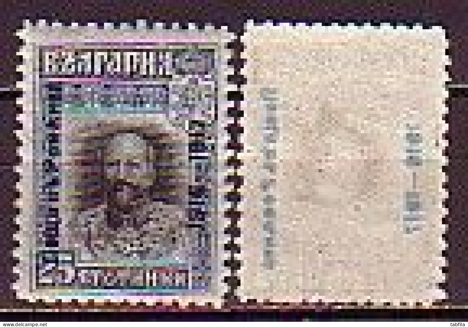 ROMANIA - 1917 - Tsar Ferdinand - Avec Surcharge - 2 X 25st. Mi 84 Yv 85 Avec  Surcharge Normal Et Negative - Occupations