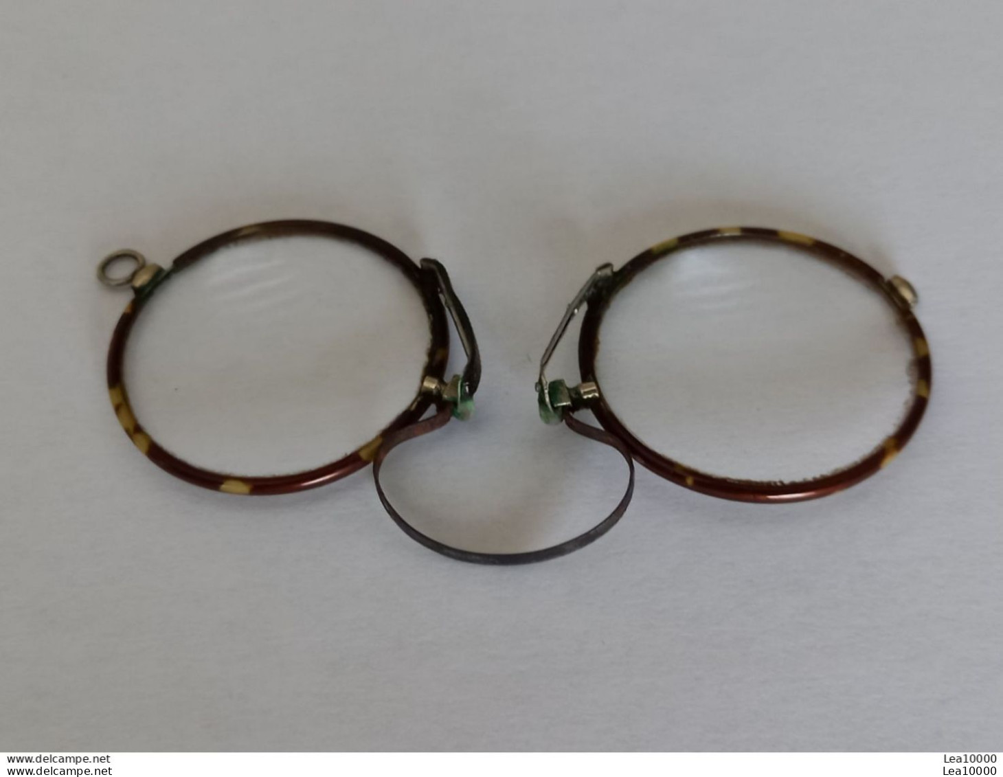 Ancienne Paire de Lunettes Pince Nez, Binocles, Lorgnons Vintage, Branches Bakélite? Etui, Accessoire de Théâtre