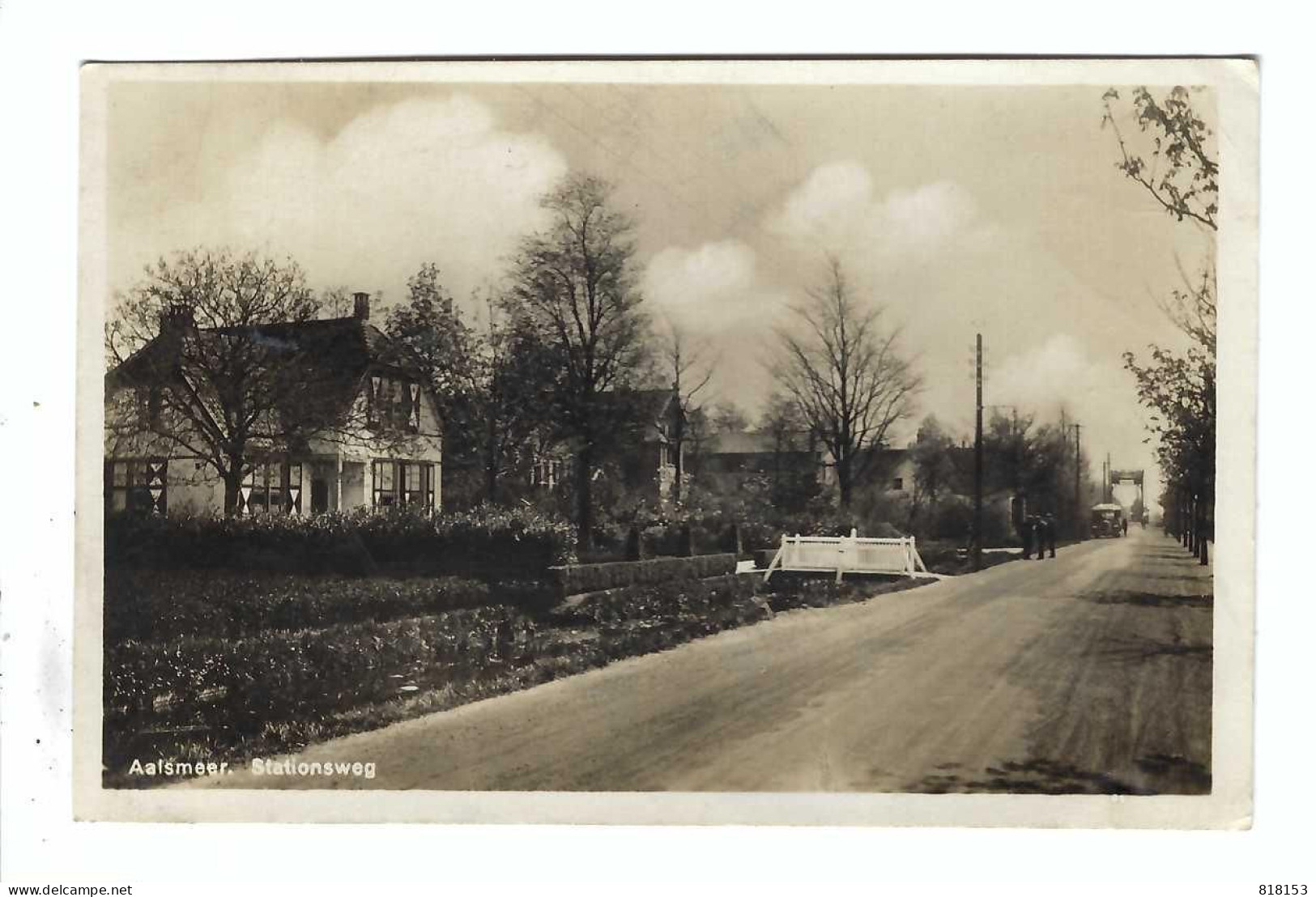 Aalsmeer   -  Stationsweg  1927 - Aalsmeer