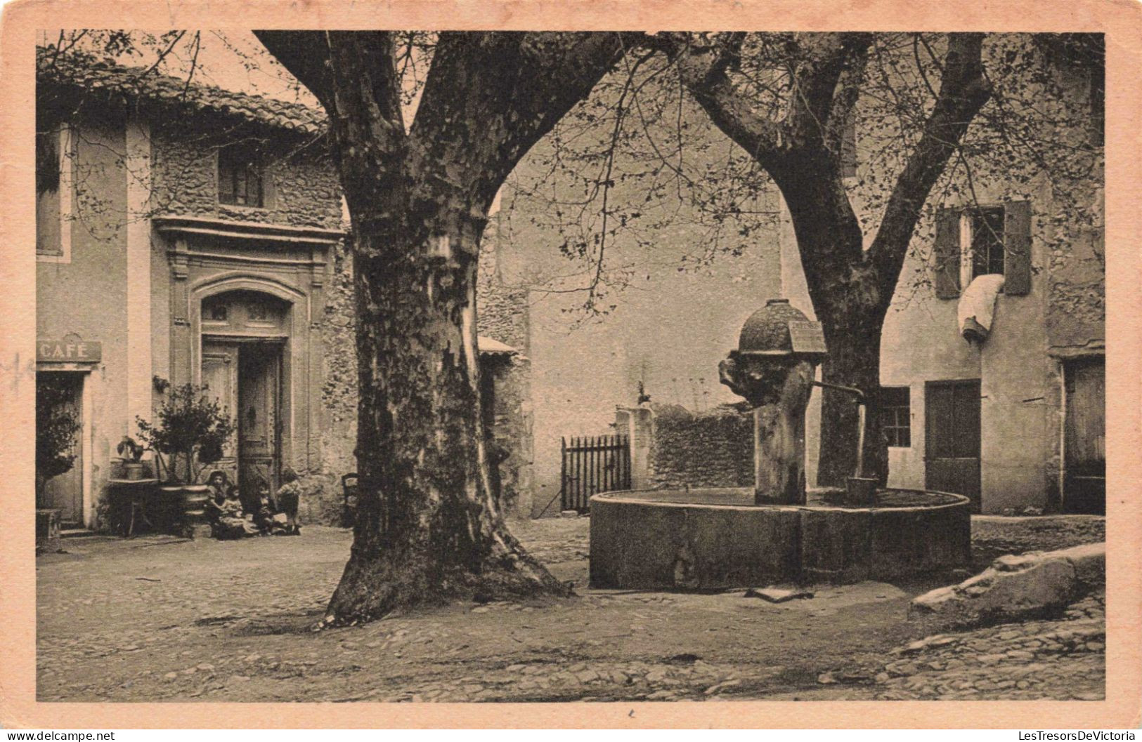 FRANCE - Vaison La Romaine - Haute Ville - Place Du Vieux Marché - Carte Postale Ancienne - Vaison La Romaine