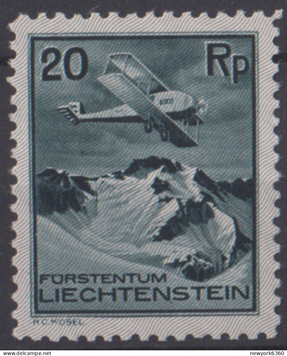 1930 LIECHTENSTEIN N** 2 MNH - Poste Aérienne