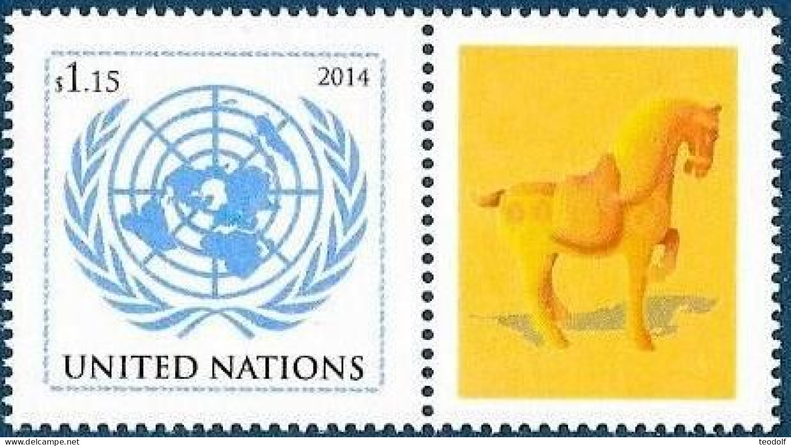 N° Yvert 1369** MNH Année 2014 - Nuevos