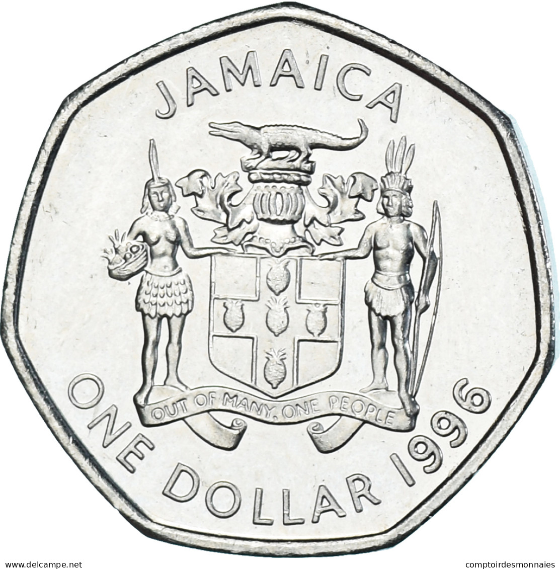 Monnaie, Jamaïque, Dollar, 1996 - Jamaica