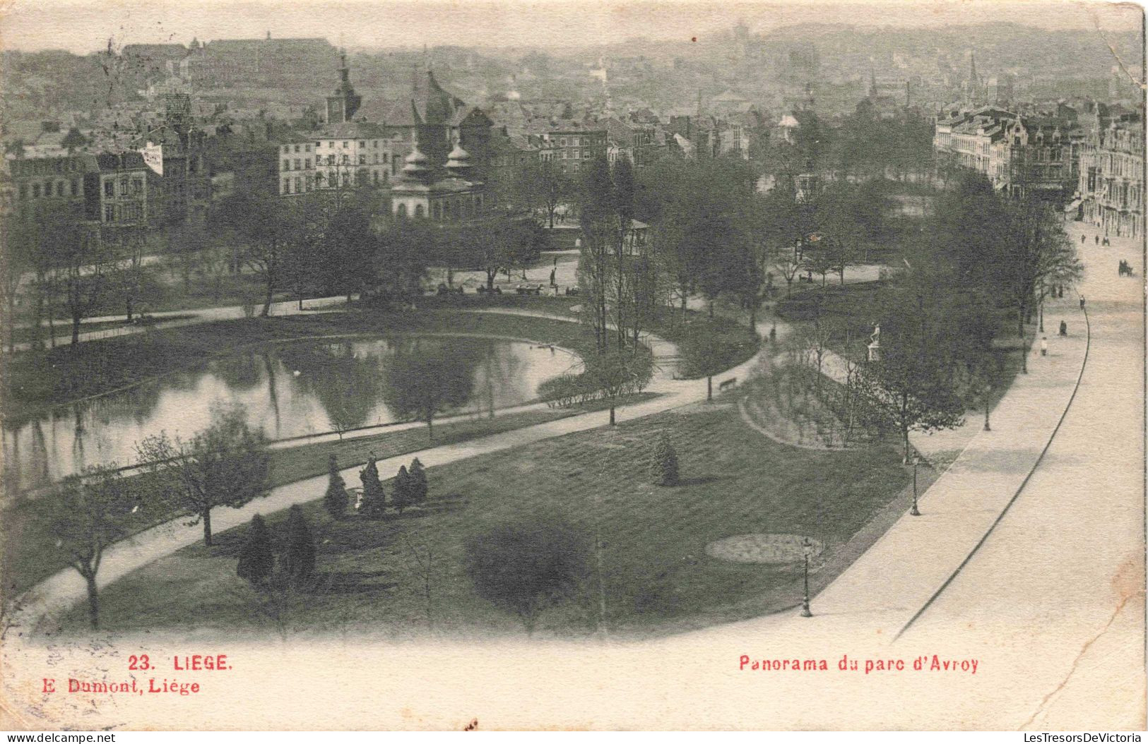 BELGIQUE - Liège - Panorama Du Parc D'Avroy - Carte Postale - Liege