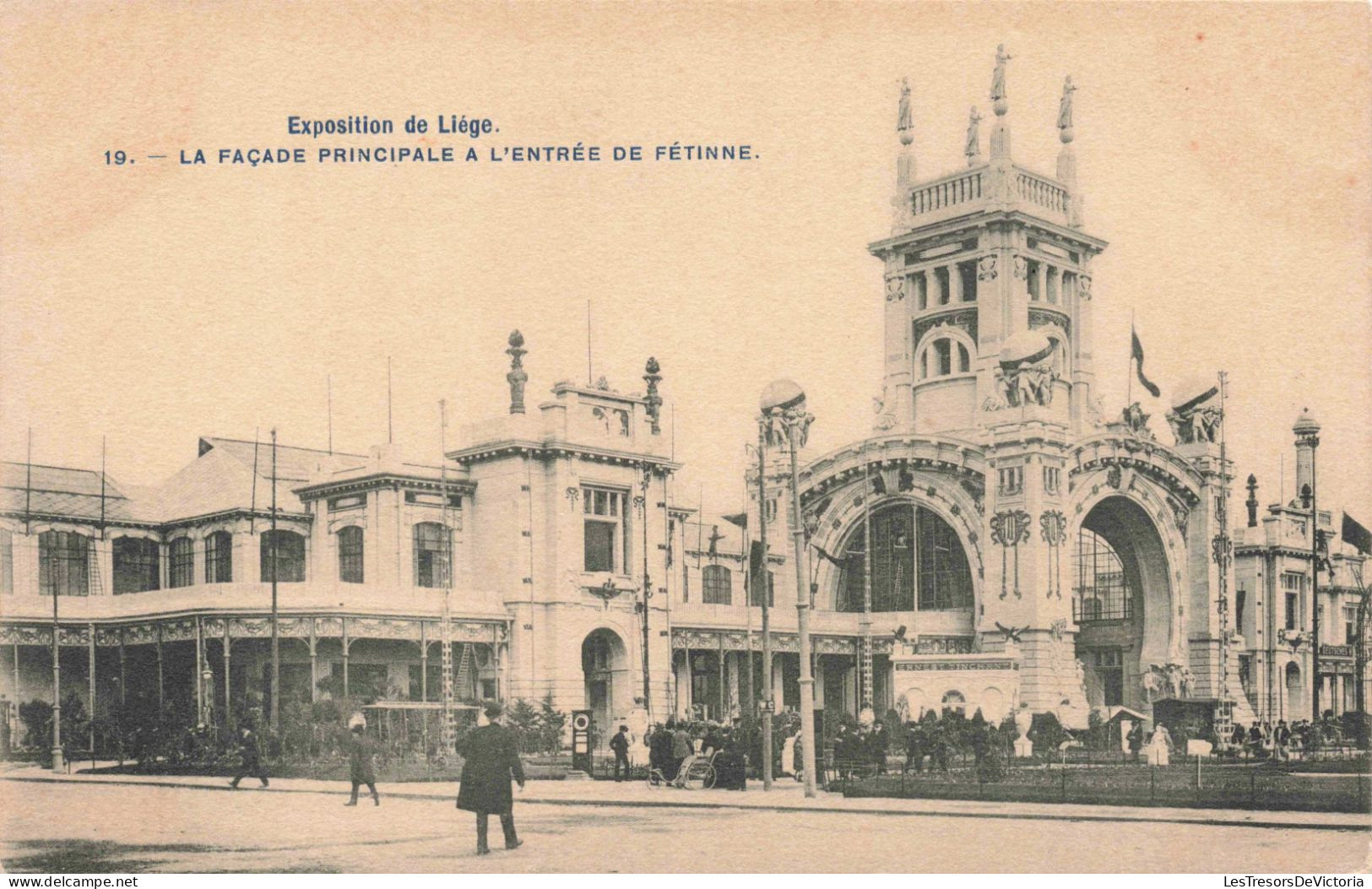 BELGIQUE - Liège - Exposition De Liège - La Façade Principale à L'entrée De Fétinne - Carte Postale - Liege