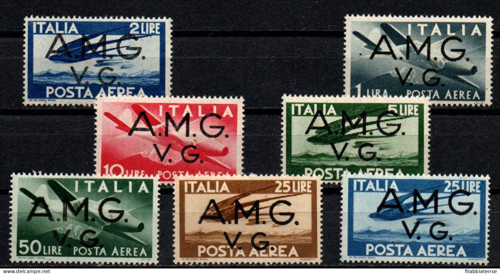 1946 - Italia - Venezia Giulia AMG-VG PA 2/PA 8 Posta Aera     ------- - Mint/hinged