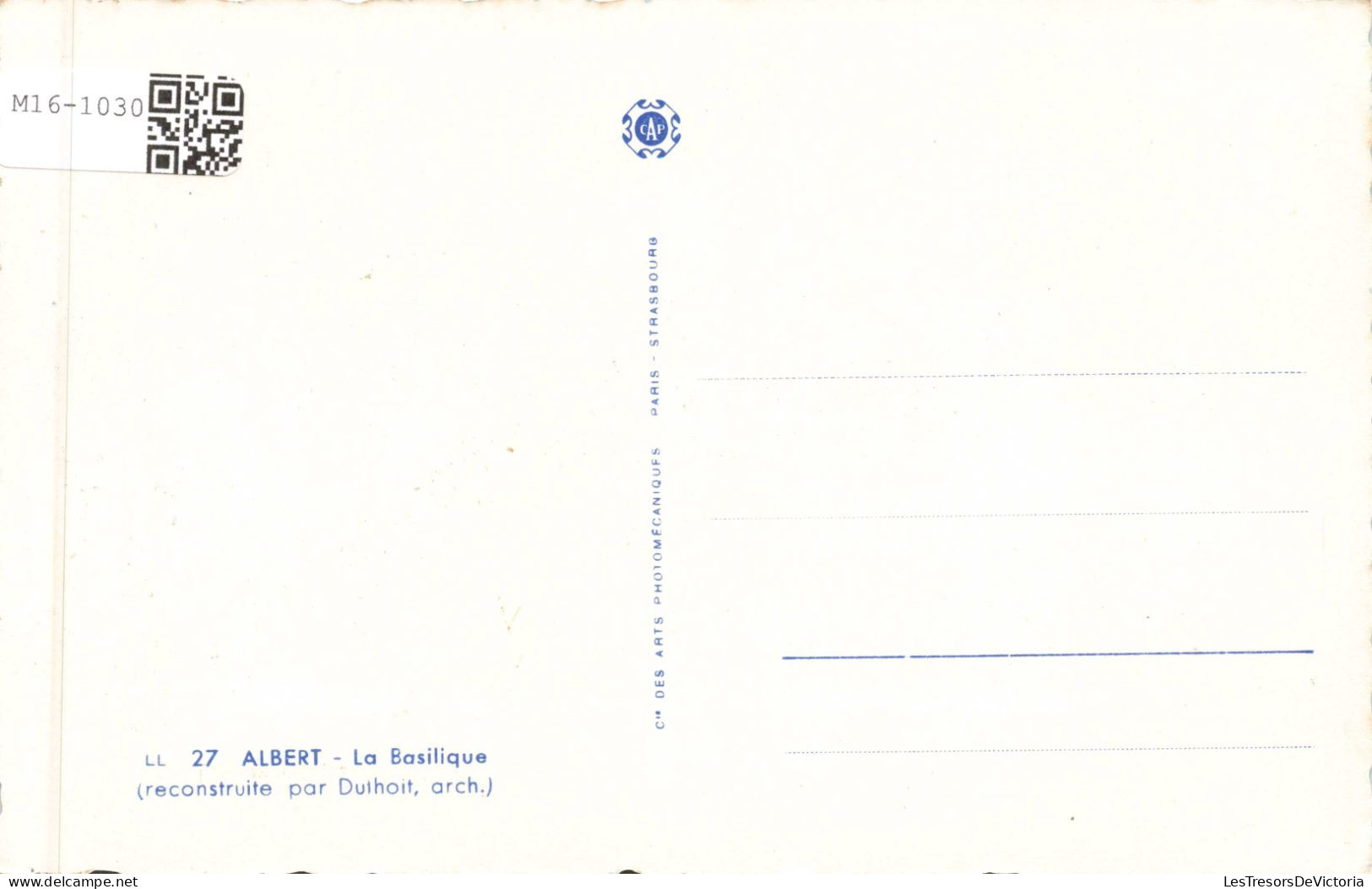 FRANCE - Albert - La Basilique - Carte Postale Ancienne - Albert