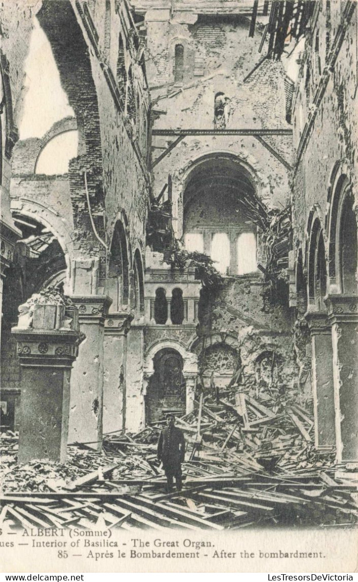 FRANCE - Albert - Après Le Bombardement - Intérieur De La Basilique - Carte Postale Ancienne - Albert