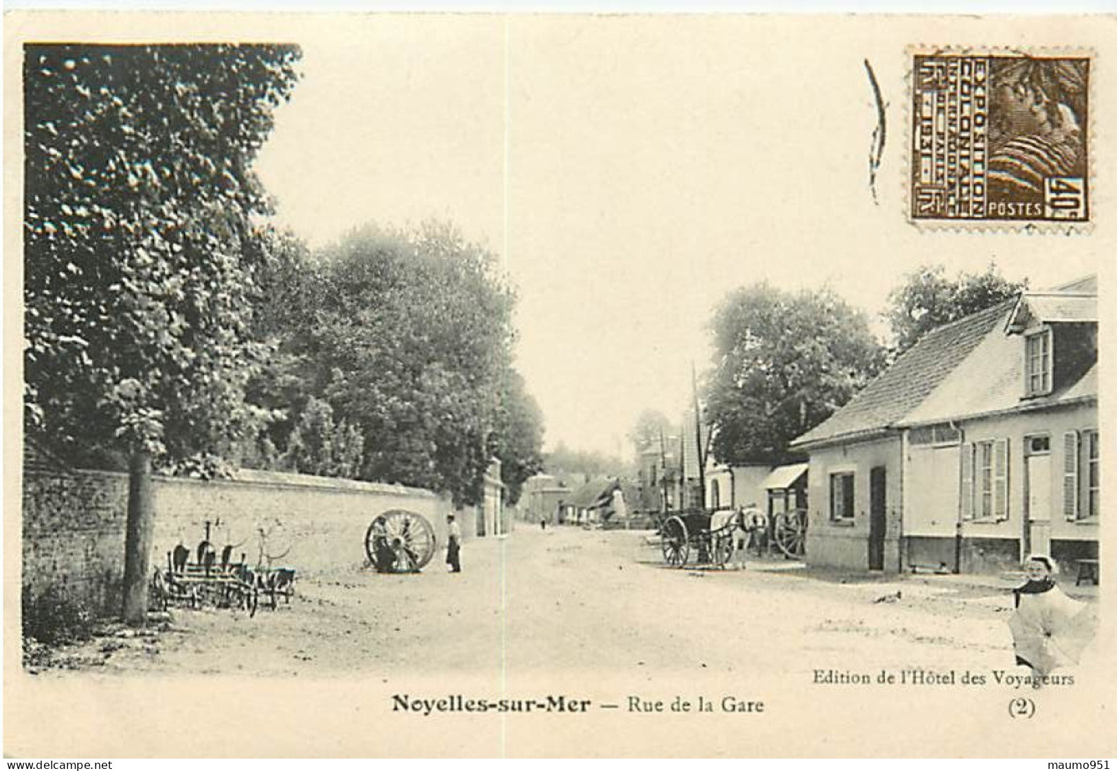 80 NOYELLES SUR MER - RUE DE LA GARE - Noyelles-sur-Mer