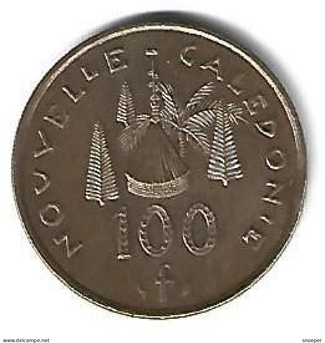 *new Caledonia 100 Francs 1987  Km 15  Xf+/ms60 - Nouvelle-Calédonie