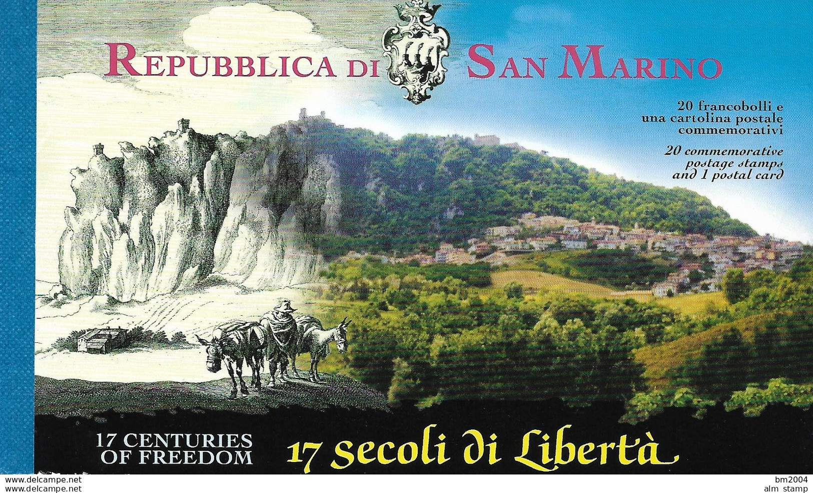 2001 San Marino  17 Secoli Di Libertà Libretto Nuovo  **MNH - Booklets