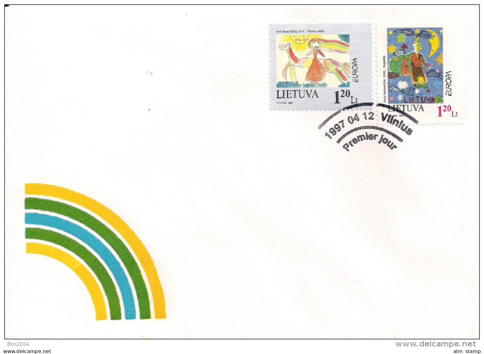 1997 Litauen Lietuva Mi. 636-7 FDC - 1997