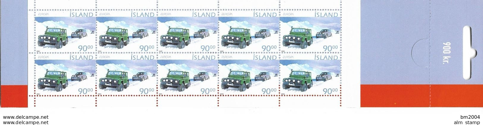 2004 Island Booklet    MI. 1067** MNH Europa - Booklets