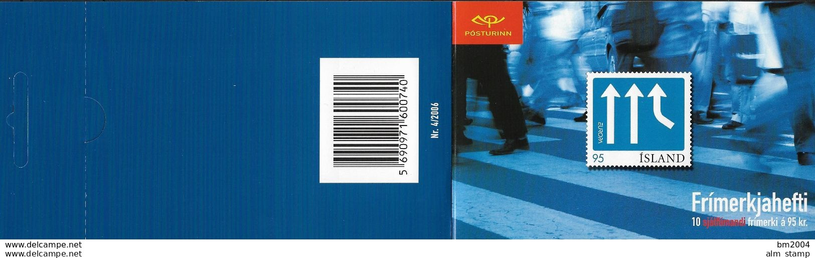 2006 Island Booklet   MI. 1133-4** MNH Europa: Integration - Carnets